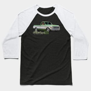 1972 Chevrolet Cheyenne C10 Pickup Truck Baseball T-Shirt